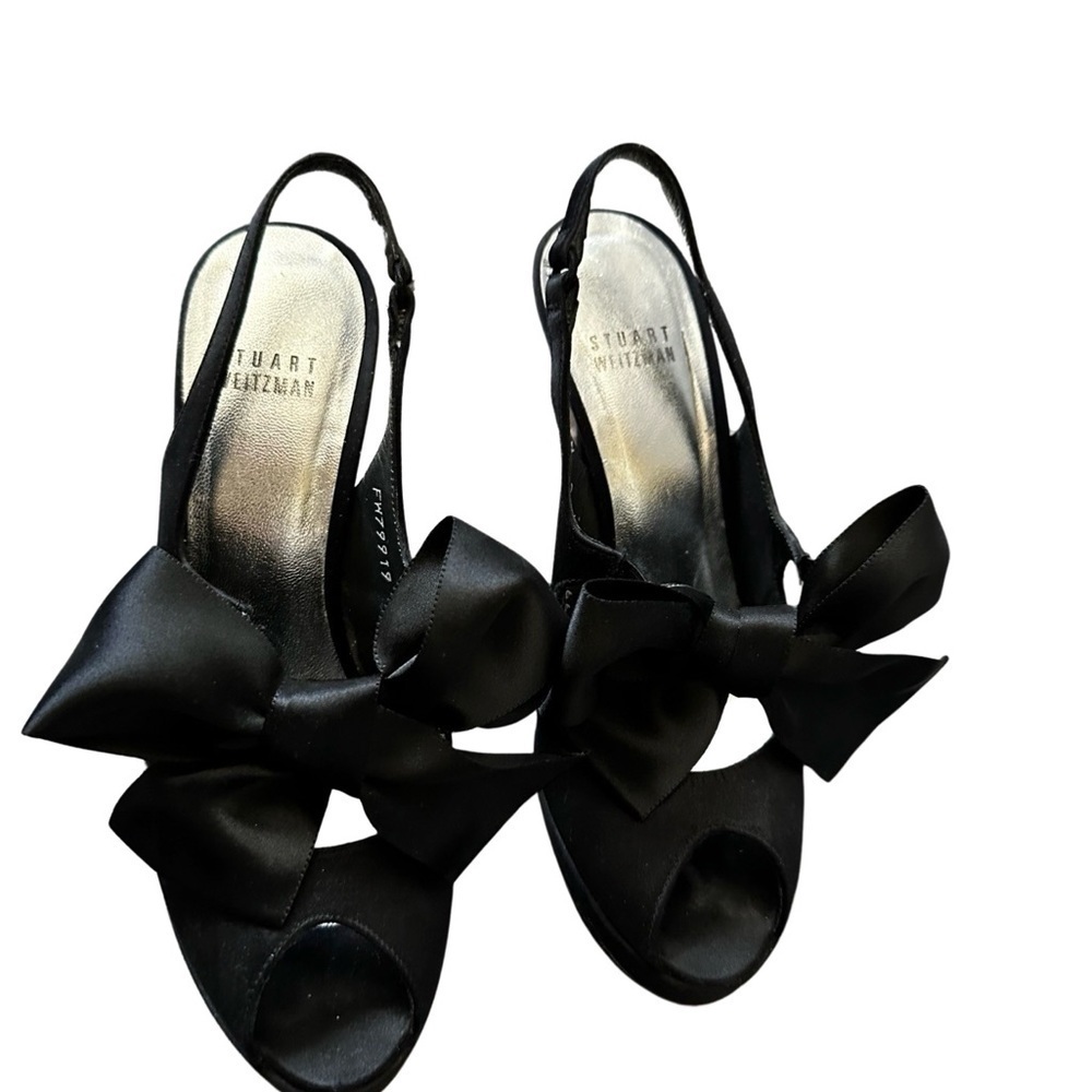 Stuart Weitzman Black Platform Heels - Picture 5 of 16